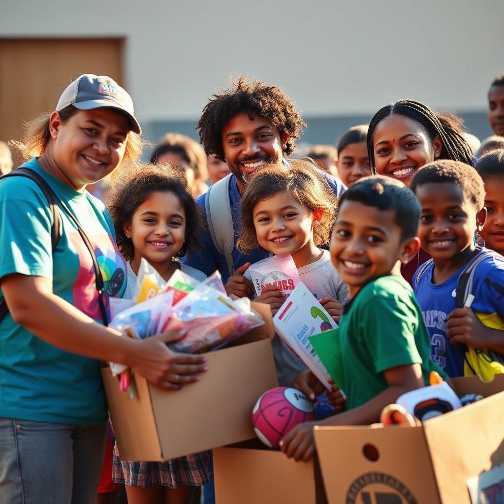Distribution de matériel